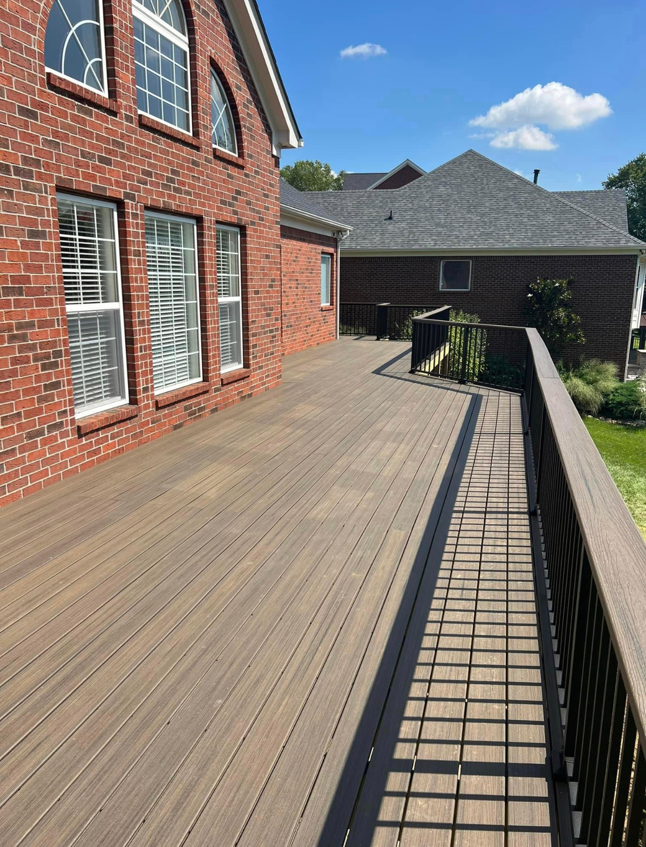 Side-Yard Composite Deck